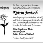 Danksagung Katrin Jentsch