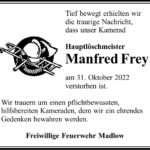 Nachruf Manfred Frey
