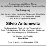 Danksagung Silvio Antonewitz
