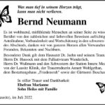 Danksagung Bernd Neumann
