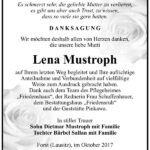 Danksagung Lena Mustroph