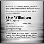 Traueranzeige Ove Willadsen