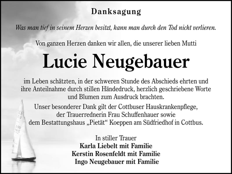 Danksagung Lucie Neugebauer