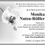 Danksagung Monika Nuten-Rößler