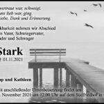 Traueranzeige Peter Stark