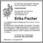 Danksagung Erika Fischer