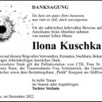 Danksagung Ilona Kuschka
