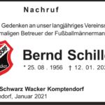 Nachruf Bernd Schiller