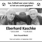Nachruf Eberhard Kaschke