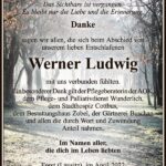 Danksagung Werner Ludwig