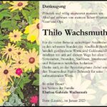 Danksagung Thilo Wachsmuth