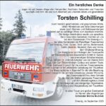 Danksagung Torsten Schilling