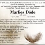 Traueranzeige Marlies Döde, geb. Linke