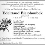 Traueranzeige Edeltraud Bielohoubek, geb. Jurisch