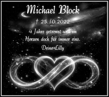 Jahresgedenken Michael Block