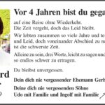 Jahresgedenken Hildegard Kramer