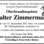 Nachruf Walter Zimmermann