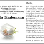 Danksagung Karin Lindemann