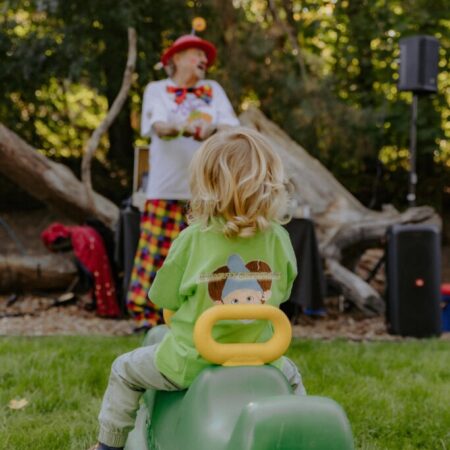 Auch Clown Roland begeisterte die kleinen Besucher mit seinem Programm. 