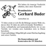 Nachruf Gerhard Buder
