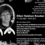 Traueranzeige Ellen Heidrun Krocker