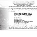 Traueranzeige Heinz Strelow