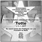 Traueranzeige Totte