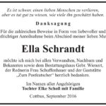 Danksagung Ella Schrandt